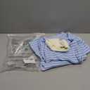 Cioatin Women Short Sleeve Striped Knit Bodycon Midi Dresses Polo Collar V Neck Long Maxi Dress Slim Fit Formal Party (Small, Beige Blue)