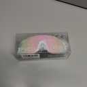 Youth Baseball Sunglasses Kids Polarized Sunglasses for Boys Girls Softball Cycling Sports Googles UV Protection (Blue Lens White Frame)