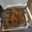 VASAGLE Coat Rack, Coat Stand with 3 Shelves, Hall Tree Free Standing with Hooks for Scarves, Bags, Umbrellas, Steel Frame, Industrial Style, for Entryway, Living Room, Rustic Brown and Black ULCR80X