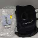 Cushy Tushy Seat Cushion | Premium Foldable Sit Bone Cushion for Pressure Relief, Hip, Hamstrings & Sciatica Comfort | Butt Pillow | Ergonomic Ischial Tuberosity Support for Home, Office & Driving (Black)