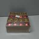 Christmas Ball Hanging decorations2.36 inch, 32 Pieces of shatterproof Christmas Tree Decoration Balls Set, Suitable for Party Floral Christmas Tree Decoration (2.36 inches 32 Balls)