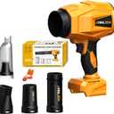 Cordless Leaf Blower Compatible with Dewalt 20V MAX Battery, 33000RPM CVT Mini Handheld Leaf Blower, Lightweight Blowers for Lawn Care, Yard, Blowing Snow, Leaves, Car Vacuum (Battery Not Included)