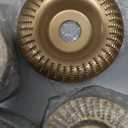 Wood Carving Disc Set Upgraded 4PCS for 4" or 4-1/2" Angle Grinder with 5/8" ArborGrinding Wheel Shaping Disc for Wood CuttingGrinder Cutting Wheel Attachments