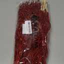 Sea Team 24-Pack Artificial Glitter Berry Stem Ornaments, Decorative Bead Sticks, Glittery Twigs, Picks, Branches for Christmas Tree, Small Vase, Holiday, Wedding, Party (15 Inches, Red)