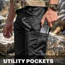 CQR Men's Tactical Pants, Water Resistant Ripstop Cargo Pants, Lightweight EDC Work Hiking Pants, Outdoor Apparel, Size 38W x 32L