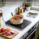 Singlehomie Smart Induction Cooktop with Bluetooth Probe, Portable Countertop Burner with Auto Temperature Control & Real-Time Food Temp Display, 0.9" Ultra-Thin, 1200W Boost, Timer, Safety Lock