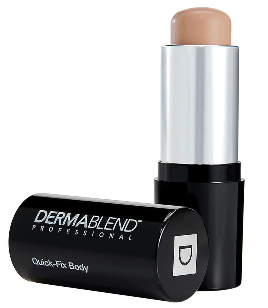 Dermablend Quick-Fix Body Makeup Full Coverage Foundation Stick, Water-Resistant Body Concealer for Imperfections & Tattoos, 0.42 Oz (35C Caramel: For medium skin with very cool undertones)