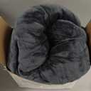 Sealy Electric Blanket King Size, Flannel & Sherpa Heated Blanket with 10 Heating Levels & 1-12 Hours Auto Shut Off, Fast Heating Blanket, Machine Washable, Grey, 100 x 90 Inch