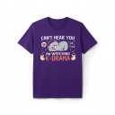 Can't Hear You I'm Watching K-Drama Seal Funny Korean Drama T-Shirt Size XXL Color Purple