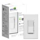 Leviton Decora Smart ELV/LED, Phase Selectable Dimmer Switch, Wi-Fi 2nd Gen, Neutral Wire Required, D2ELV-1BW, White