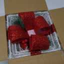 Christmas Decorations Lighted Gift Boxes, Set of 4 Light Up Present Boxes, 80 LED Plug in Lighted Xmas Boxes for Outdoor Indoor Christmas Tree, Yard, Home Decor