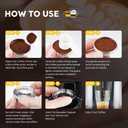 Stainless Steel Reusable Coffee Capsule, Metal Refillable Coffee Pod Brewing Espresso 70ML/2.40Z(SMALL), Compatible with N-espresso Ver-tuoPlus XN903/XN900 / Vertuo-line GCA1/ENV135/ENV150