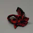 Malier Christmas Dog Collar with Bow tie, Classic Buffalo Plaid Dog Collar with Buckle Adjustable Collar for Small Medium Large Dogs Puppy (M, Red & Black Plaid)