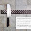 Magnetic Wooden Knife Bar Holder Strip (20 Inch, Walnut)