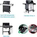 SafBbcue 7534 Grill Replacement Parts Kits for Weber Genesis Silver A Spirit 200,Spirit 500/520/530/500 LX Series Gas Grills with Side Mounted Control Panels, Flavorizer Bars & 7507 Burner Tubes, 21.5"-Weber Spirit 200 500