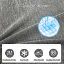 Amagoing Cooling Pregnancy Pillow for Sleeping, 55 inch U Shaped Full Body Maternity Pillow Support for Back, Hip, Belly, Legs for Pregnant Women, Removable Cooling Cover, Pregnant Women Must Have