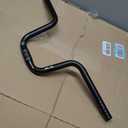 BUCKLOS Mountain Bike Handlebars 25.4mm - 120/160mm Rise MTB Aluminum Alloy Handlebar - 580mm High Rise Bicycle Riser HandleBars for E-Bike Folding Bike Downhill Racing.