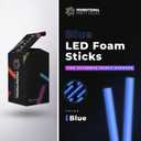 Foam Glow Sticks, 100 Pack, Blue