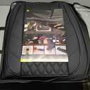 F150 Front Seat Covers Faux Leather, fit for 2015-2026 F150 SuperCrew SuperCab Regular Cab 2017-2026 F250 F350 F450 Super Duty Crew Cab SuperCab Regular Cab(Front Pair, Black 2 pcs)