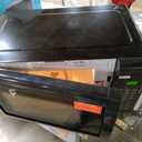 Emerson MW7302B Compact Countertop Microwave Oven with Touch Control, LED Display, 700W, 10 Power Levels, 6 Auto Menus, Glass Turntable and Child Safe Lock, 0.7 Cu., Ft. Black