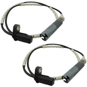 HiSport 34526760425 2PCS ABS Wheel Speed Sensor Compatible with BMW 325i 2006 BMW 323i 2006-2011 BMW 328i 2007-2011 BMW 128i 2008, 2009, 2010, 2011, 2012, 2013
