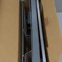 Kitsure Dish Drying Rack for Kitchen Counter, Stainless Steel Sink Organization and Storage Essentials with Cutlery Holder, Home and Appartment Decor, 12''W x 15.5''L, Silver Grey