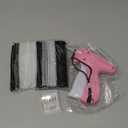 Stitch Gun for Clothing, Stitchy Gun Quick Clothes Fixer, Dress Tagging Gun-Includes 2,000 Black Fasteners & 2,000 White Fasteners & 6 Needles (Rose Red/White)