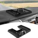 for Ford F150 Center Console Dash Tray Phone Holder Mount, 360 Degree Rotation Phone Holder Stand Dashboard Storage Box Organizer Tray Compatible with Ford F150 2009-2014