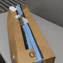 Ideal Security Sliding Door Security Bar with Childproof Lock, Adjustable, for Patio Doors and Sliding Glass Doors (25.75-47.5 Inches) (Pack Size 1, White)