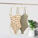 Gold Full Body Shape Metal Wire Swimwear Swimsuit Display Hangers for Dress，Bikini，Lingerie Hangers(10 Pack ，Gold), 30.31 x 12.6 x 9.84 inches