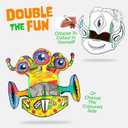 JUNKO Create Your Own Alien Craft Set | Build and Color STEAM Toy for Kids | Boys & Girls Ages 610 | Fun for Parent & Child | Rainy Day Activity