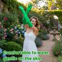 St Patricks Day Gloves, 1 Pair Men's and Women's Long Green Gloves, Breathable Green Gloves Costume for Christmas, Halloween, Saint Patrick's Day Cosplay (Green)