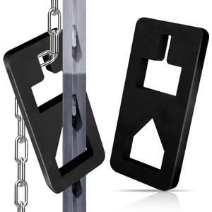 T Post Puller Fence Post Puller, Farm Equipment Tractor Accessories, Use Different Chains S Hooks Jacks Tractor Buckets from Ground (Black)