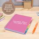 2 x Rileys Academic Planner 2025-2026, Daily, Weekly & Monthly Planner, July 2025 - June 2026, Student Notes Pages, Twin-Wire Binding, Weekly Agenda for School & Work (8 x 6-Inches, Pink, Diagonal)