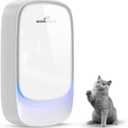 Air Ionizers, Plug in Negative Ion Air Purifier, Pet Odor Eliminator for Dogs/Cats, Free Quiet Air Freshener for Small Spaces/Cat Litter Room, Kitchen, Smoke Dust, Mini Air Cleaner (Pearl White)