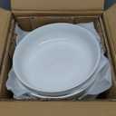 8.5Inch Pasta Bowls, 36OZ Serving Bowls, Salad Bowls Set of 4 Ceramic Sturdy & Stackable, Ideal for Housewarming, Festivals, White (36 OZ)