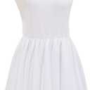 qnprt Halloween Family Costume for Women 2025 White Dress Outfit with Necklace Accessories, Larg