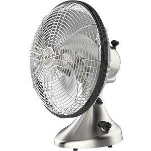 Vornado Silver Swan Vintage Oscillating Fan, Brushed Nickel (Silver Swan Brushed Nickel - Large)
