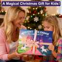 Magnetic Blocks Advent Calendar 2025 for Girls, 24 Days of Christmas Countdown with Princess Unicorn and Castle Building Kit, Xmas Gift Stocking Stuffers for Kids