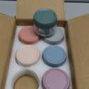 NETANY 6 Pack 4 oz Glass Baby jars with Airtight Lids, Glass Baby Food Storage Containers,Overnight Oats Containers with Lids | Microwave, Dishwasher & Freezer Safe | Includes 10 Labels