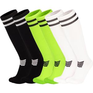 YMYDYFC Kids Soccer Socks 3Pack Cushion Cotton Compression Socks Baseball Sock For Youth Toddler Boys Girl Men Knee High Sock, Size: 8-12 Years