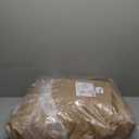 ULTCOVER Rectangular Patio Heavy Duty Table Cover - 600D Tough Canvas Waterproof Outdoor Dining Table and Chairs General Purpose Furniture Cover Size 111L x 74W x 28H inch (Brown)