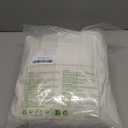 RYB HOME Ivory Velvet Curtains - Super Soft Bedroom Back Tab Window Curtains & Drapes Energy Efficiency Boho Decor for Living Room Home Office, W 52 x L 90, 2 Panels