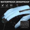 Snow Gloves,Touchscreen Ski Mittens,Warm Cold Weather Ski Gloves for Parent Boys Girls