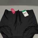 Maidenform Women's High-Waisted Shapewear Underwear - Tummy Control Shaping Brief, Firm Control Panties (Large, Black)