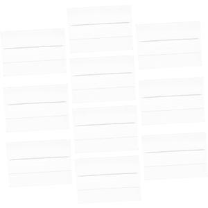 Operitacx 10 Pcs Conference Name Tag Name Card Holders Visit Rack Organizer Business Card Stand for Counter Desk Vertical Card Carrier Holder File Clear Purse Binder Open Transparent Acrylic