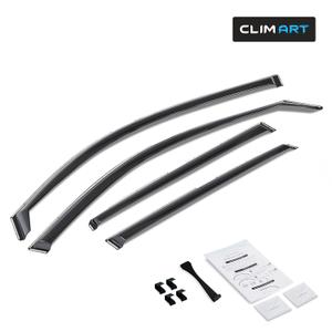 CLIM ART in-Channel Incredibly Durable Rain Guards Compatible with Altima 2013-2018, Original Window Deflectors, Vent Window Visors, Vent Deflector, 4 pcs. - 613271