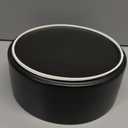 Large Dog Bowls, Non Slip Heavy Ceramic Dog Food and Water Bowl with Silicone Base, 8" Pet Feeding Bowl for Small, Medium, and Big Dogs (Black, 8 Inches)