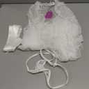Avidlove Women's Lace Kimono Robe Babydoll Lingerie Mesh Nightgown S-5XL (1white)