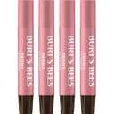 Burt's Bees Shimmer Lip Tint Set, Tinted Lip Balm Stick, Moisturizing for All Day Hydration with Natural Origin Glowy Pigmented Finish & Buildable Color, Peony (4-Pack)
